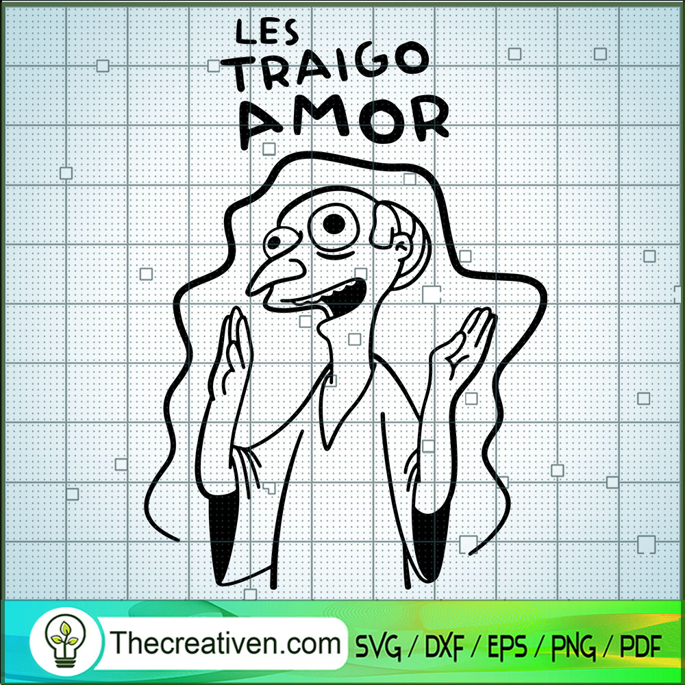 Les Traigo Amor Meme SVG, Funny Meme Simpson SVG, The Simpson SVG 1 Les Traigo Amor Meme SVG, Funny Meme Simpson SVG, The Simpson SVG
