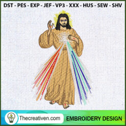 Jesus Christ Embroidery Designs Embroidery Design – Digital Download