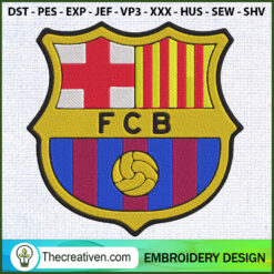 FC Barcelona Embroidery Designs Embroidery Design – Digital Download