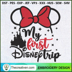 My First Diseny Trip Embroid Embroidery Design