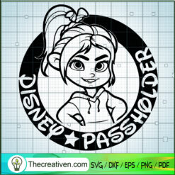 Vanellope Disney Passholder SVG, Walt Disney SVG, Disney Cartoon SVG
