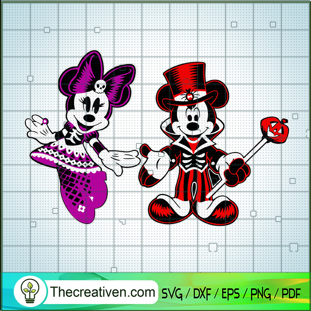 Disney Mickey And Minnie Halloween SVG, Disney Couple SVG, Mickey SVG 1 Disney Mickey And Minnie Halloween SVG, Disney Couple SVG, Mickey SVG