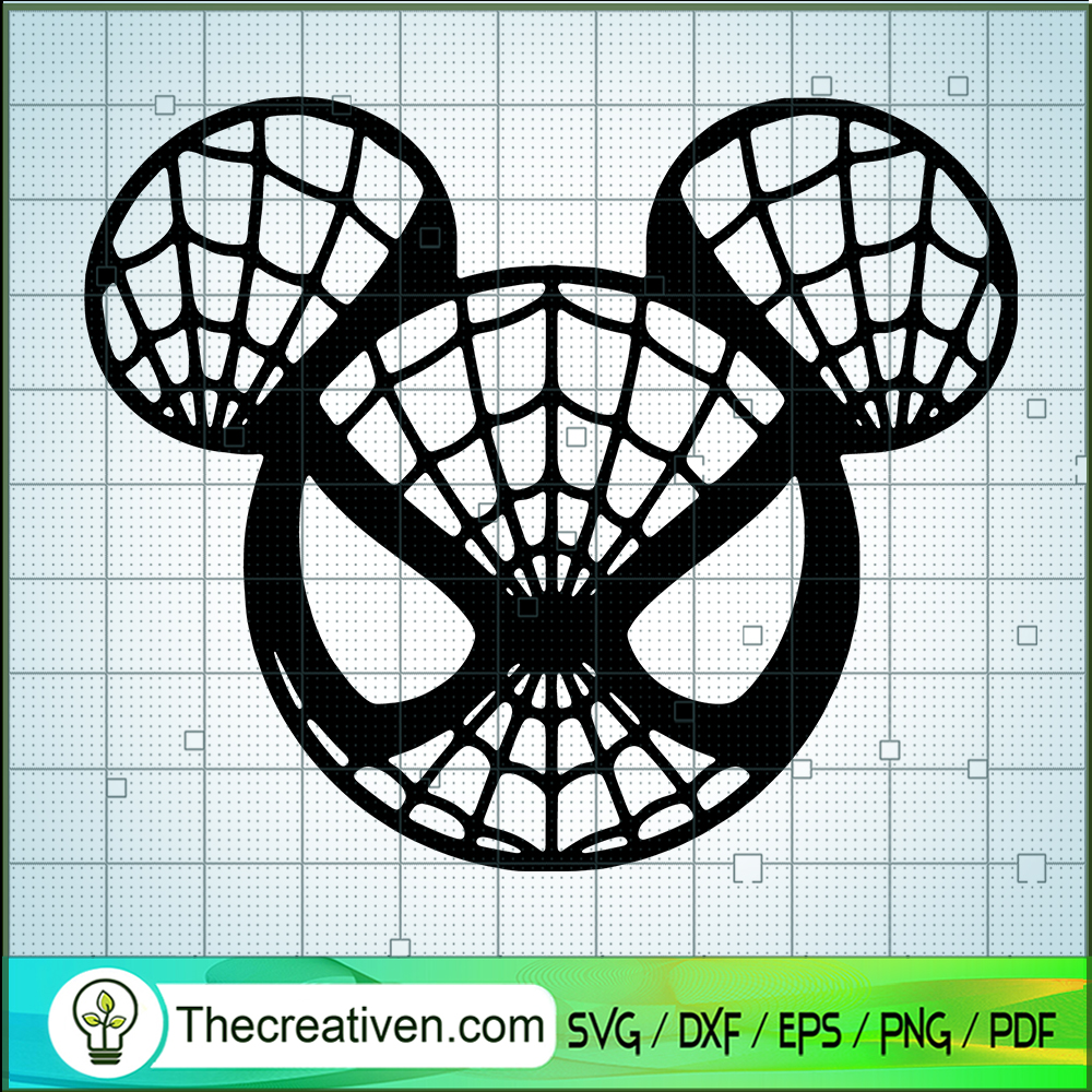Spider-man Mickey Head SVG, Spider-man SVG, Marvel SVG 1 Spider-man Mickey Head SVG, Spider-man SVG, Marvel SVG