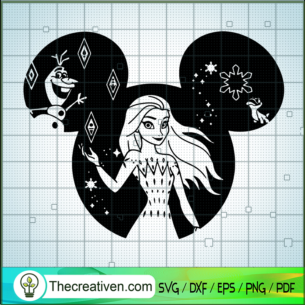 Disney Frozen Princess SVG Cut File for Cricut & Silhouette 1 Disney Frozen Princess SVG Cut File for Cricut & Silhouette
