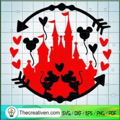 Disney Valentines SVG, Disney Couple SVG, Mickey And Minnie SVG