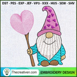 Gnomies Valentine Embroidery Embroidery Design