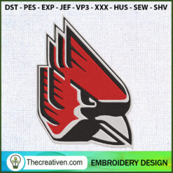 Ball State Cardinals Embroid Embroidery Design