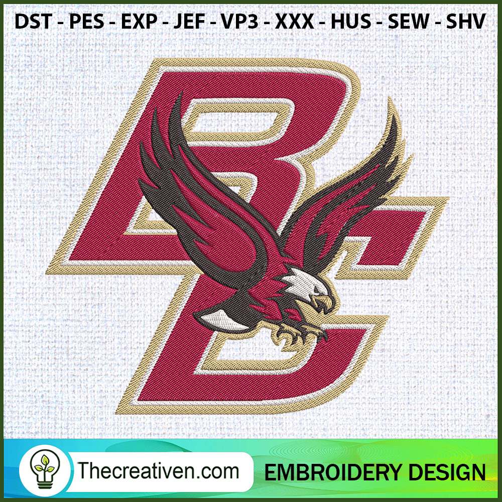 Boston College Eagles Embroi Embroidery Design 1 Boston College Eagles Embroi Embroidery Design