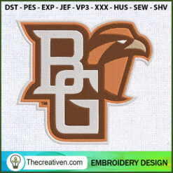 Bowling Green Falcons Embroi Embroidery Design