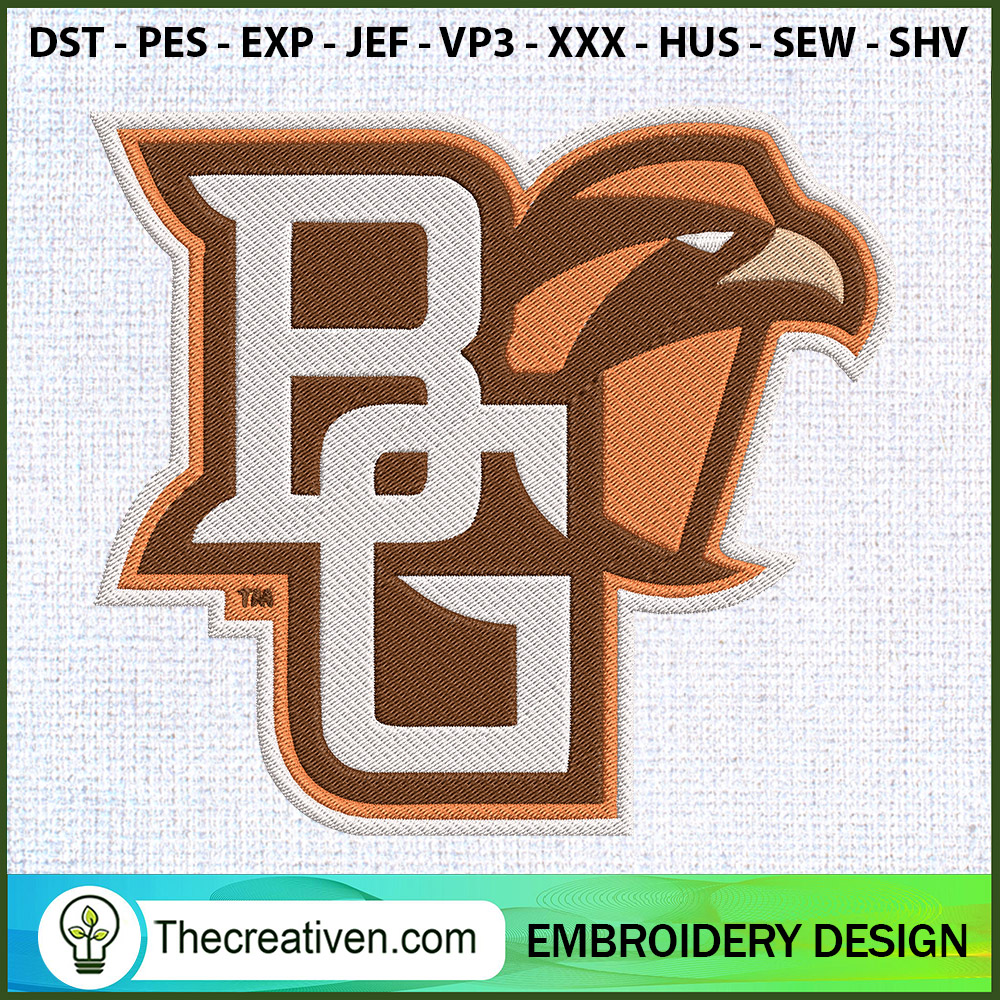 Bowling Green Falcons Embroi Embroidery Design 1 Bowling Green Falcons Embroi Embroidery Design