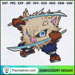 Inosuke X Entei Embroidery D Embroidery Design