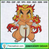 Kyojuro X Charmander Embroid Embroidery Design