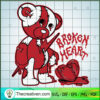 Bear Broken Heart SVG, Anti Valentine SVG, Valentine Day SVG