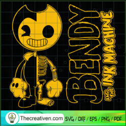 Bendy And The Ink Machine SVG, Bendy SVG, Funny Game SVG