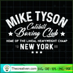 Mike Tyson Catskill Boxing Club SVG, Mike Tyson SVG, Boxing SVG