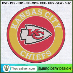 Logo Kansas City Chiefs Embr Embroidery Design