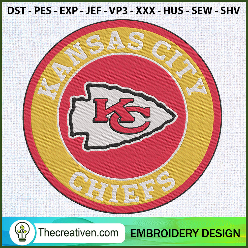 Logo Kansas City Chiefs Embr Embroidery Design 1 Logo Kansas City Chiefs Embr Embroidery Design
