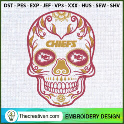 Logo Skull Chiefs Embroidery Embroidery Design