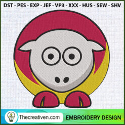 Logo Sheep KC Embroidery Designs Embroidery Design – Digital Download