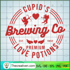 Cupid Brewing Co Premium Lov SVG Cut File for Cricut