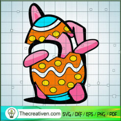 Dabbing Easter Among Us SVG, Easter SVG, Among Us Game SVG