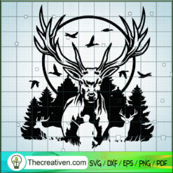 Deer Hunter SVG, Hunting SVG, Animals SVG