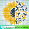 Sunflower Yellow Ribbon SVG Cut File for Cricut & Silhouette 3 54 copy