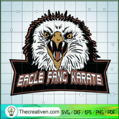 Eagle Fang Karate SVG, Eagle Logo SVG, Sport SVG