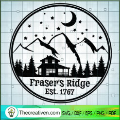 Fraser's Ridge SVG, Outlander Fraser's Ridge SVG, Whisky SVG