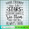 Good Friends Are Like Stars  SVG Cut File for Cricut
