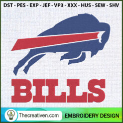 Logo Bills Buffalo Embroider Embroidery Design