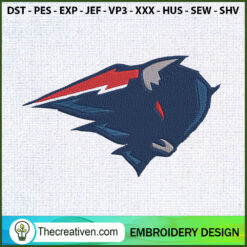 Logo Head Buffalo Embroidery Embroidery Design