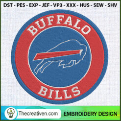 Circle Buffalo Bills Embroid Embroidery Design