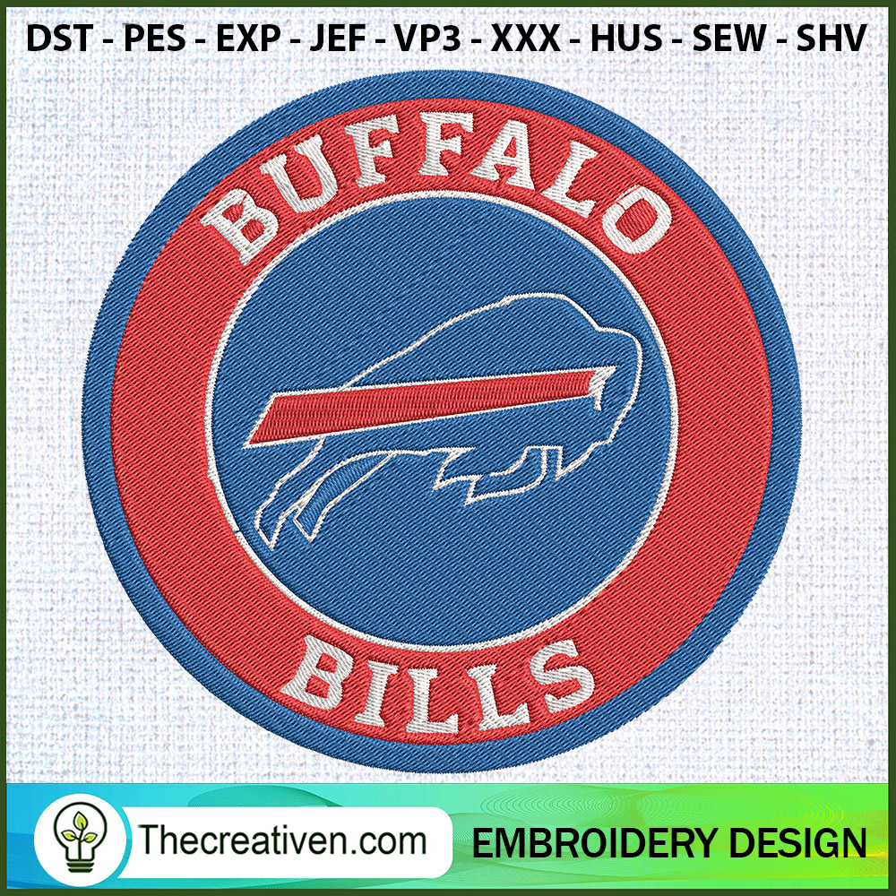 Circle Buffalo Bills Embroid Embroidery Design 1 Circle Buffalo Bills Embroid Embroidery Design