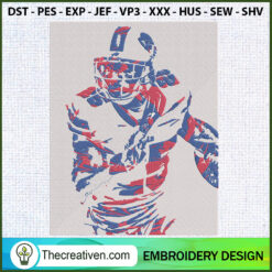 Player Buffalo Bills Embroid Embroidery Design