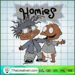 Homies Rugrats SVG, Rugrats Friends SVG, Rugrats Cartoon SVG