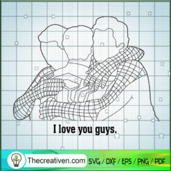 I Love You Guys SVG, 3 Spider-man SVG, Spider-man No Way Home SVG