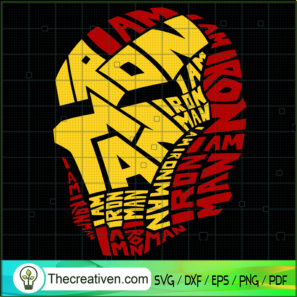 Iron Man Head SVG, Marvel SVG, Avengers Team SVG 1 Iron Man Head SVG, Marvel SVG, Avengers Team SVG