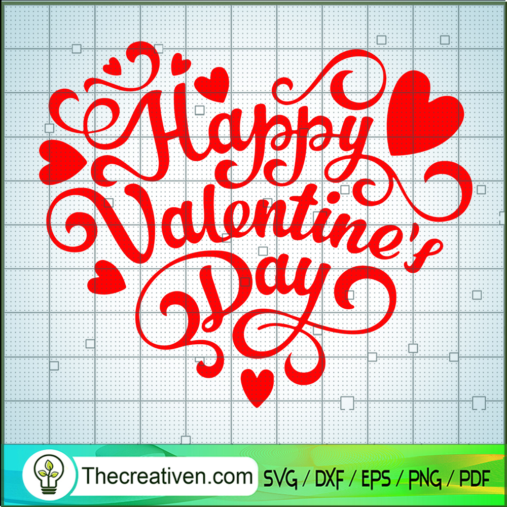 Happy Valentine's Day SVG, Red Heart SVG, Valentine Quotes SVG 1 Happy Valentine's Day SVG, Red Heart SVG, Valentine Quotes SVG