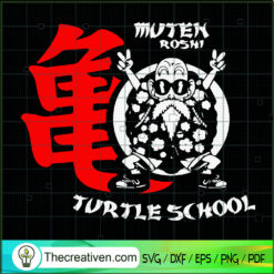 Muten Roshi Turtle School SVG, Master Roshi SVG, Dragon Ball Z SVG