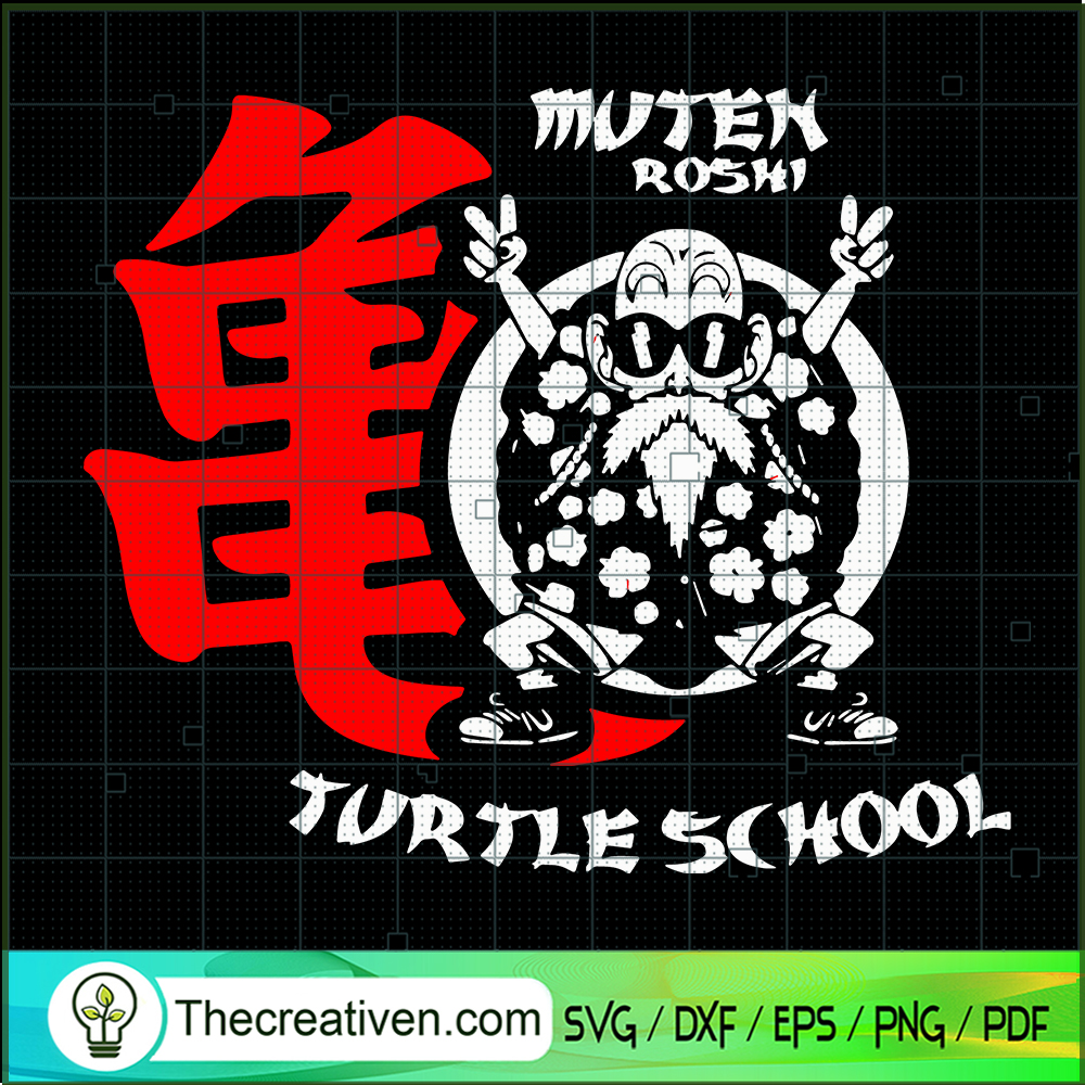 Muten Roshi Turtle School SVG, Master Roshi SVG, Dragon Ball Z SVG 1 Muten Roshi Turtle School SVG, Master Roshi SVG, Dragon Ball Z SVG