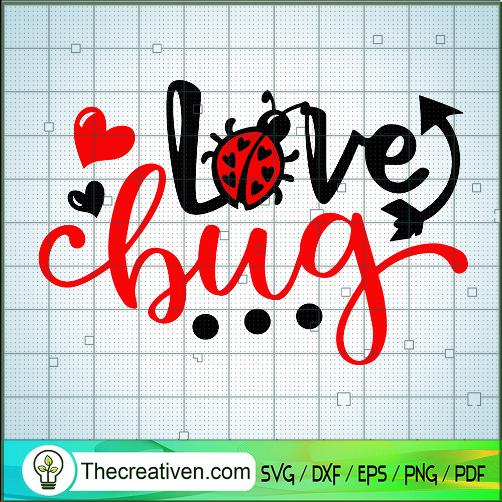 Love Bug SVG, Ladybug SVG, Valentine SVG 1 Love Bug SVG, Ladybug SVG, Valentine SVG