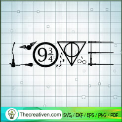 Magic Love SVG, Harry Potter Valentine SVG, Happy Valentine SVG