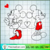 Minnie And Mickey Hearts SVG Cut File for Cricut & Silhouette 3 Untitled 32 copy 2