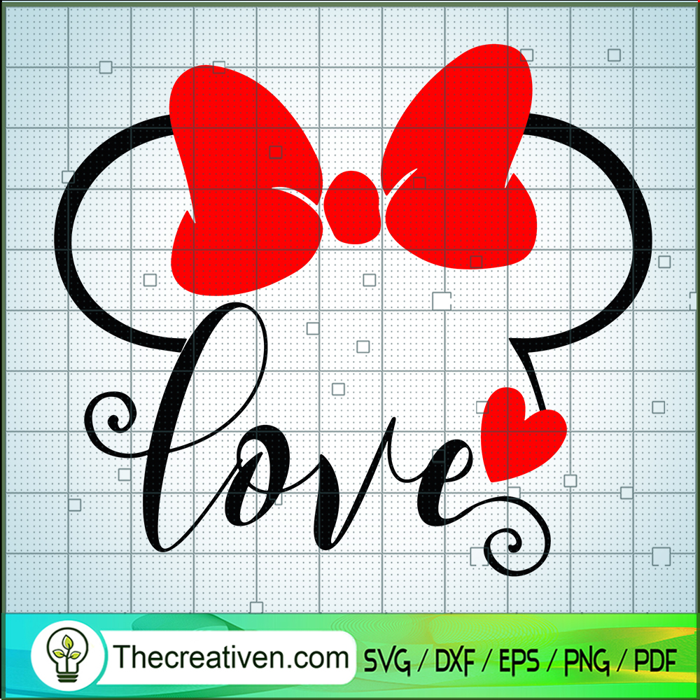 Minnie Love SVG, Disney love SVG, Happy Valentine's Day SVG 1 Minnie Love SVG, Disney love SVG, Happy Valentine's Day SVG