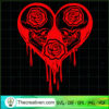 Skull Heart SVG, Valentine Skull SVG, Valentine Heart Skeleton SVG