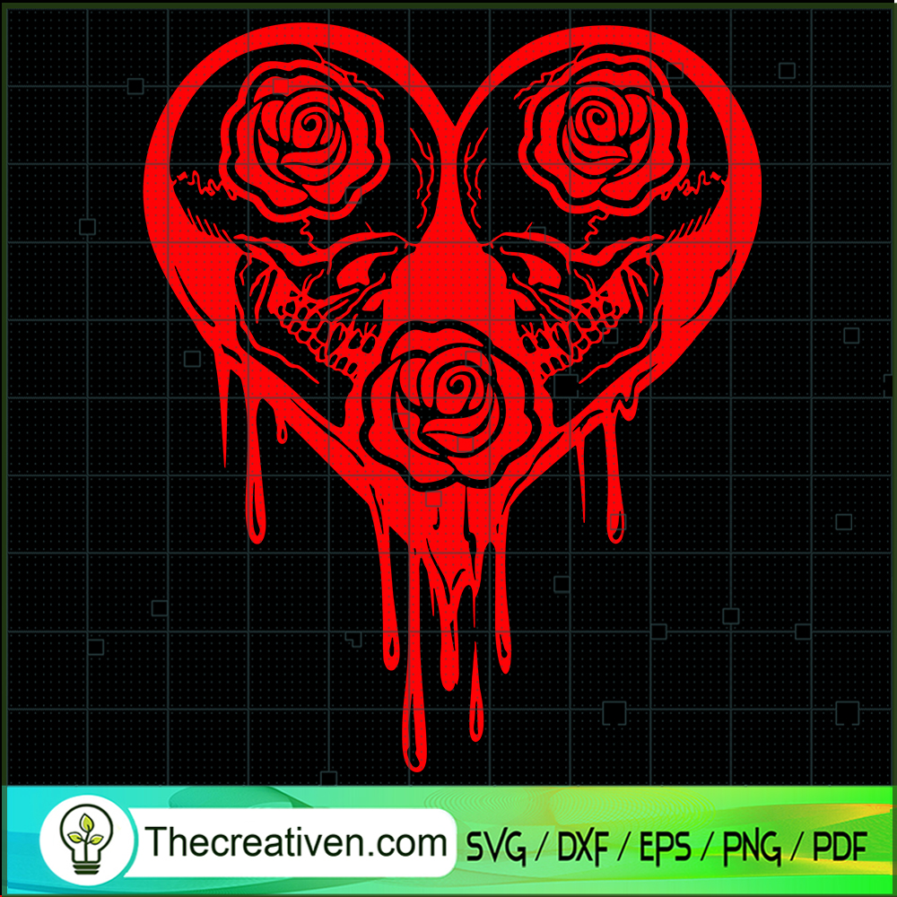 Skull Heart SVG, Valentine Skull SVG, Valentine Heart Skeleton SVG 1 Skull Heart SVG, Valentine Skull SVG, Valentine Heart Skeleton SVG