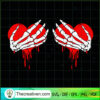 Valentine Skeleton Hands SVG Cut File for Cricut & Sil Design 76999