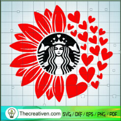Starbucks Valentine's Day SVG, Valentine Day SVG, Starbucks Logo SVG