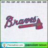 Braves with Axe Logo Embroid Embroidery Design